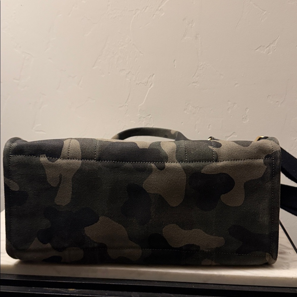 Coach Black and Tan Camo Messenger Bag - Picture 4 of 5